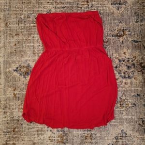 Red Swimsuit Cover-up